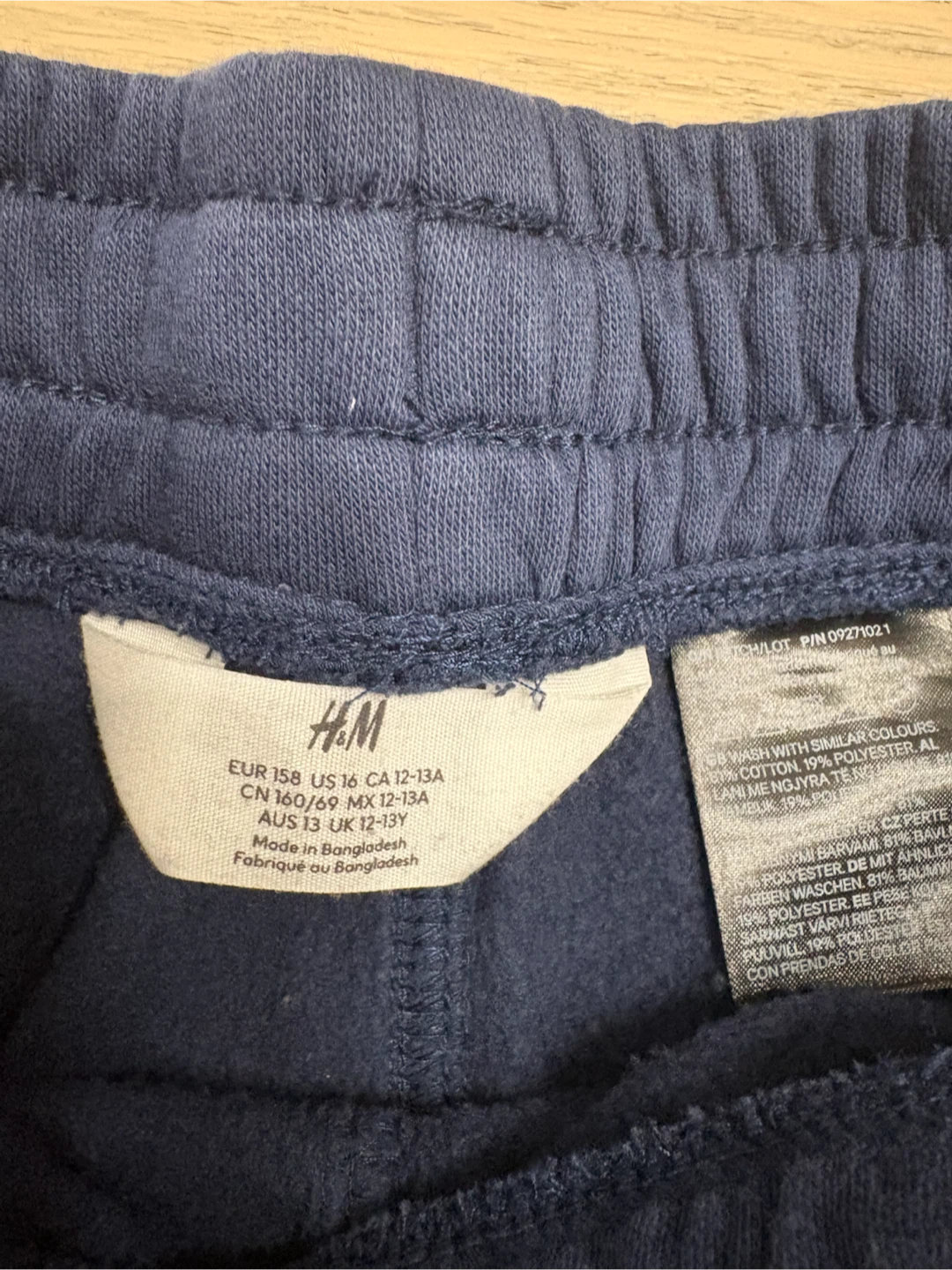 H&M Boys Navy Fleece Shorts Size 16 - photo 2