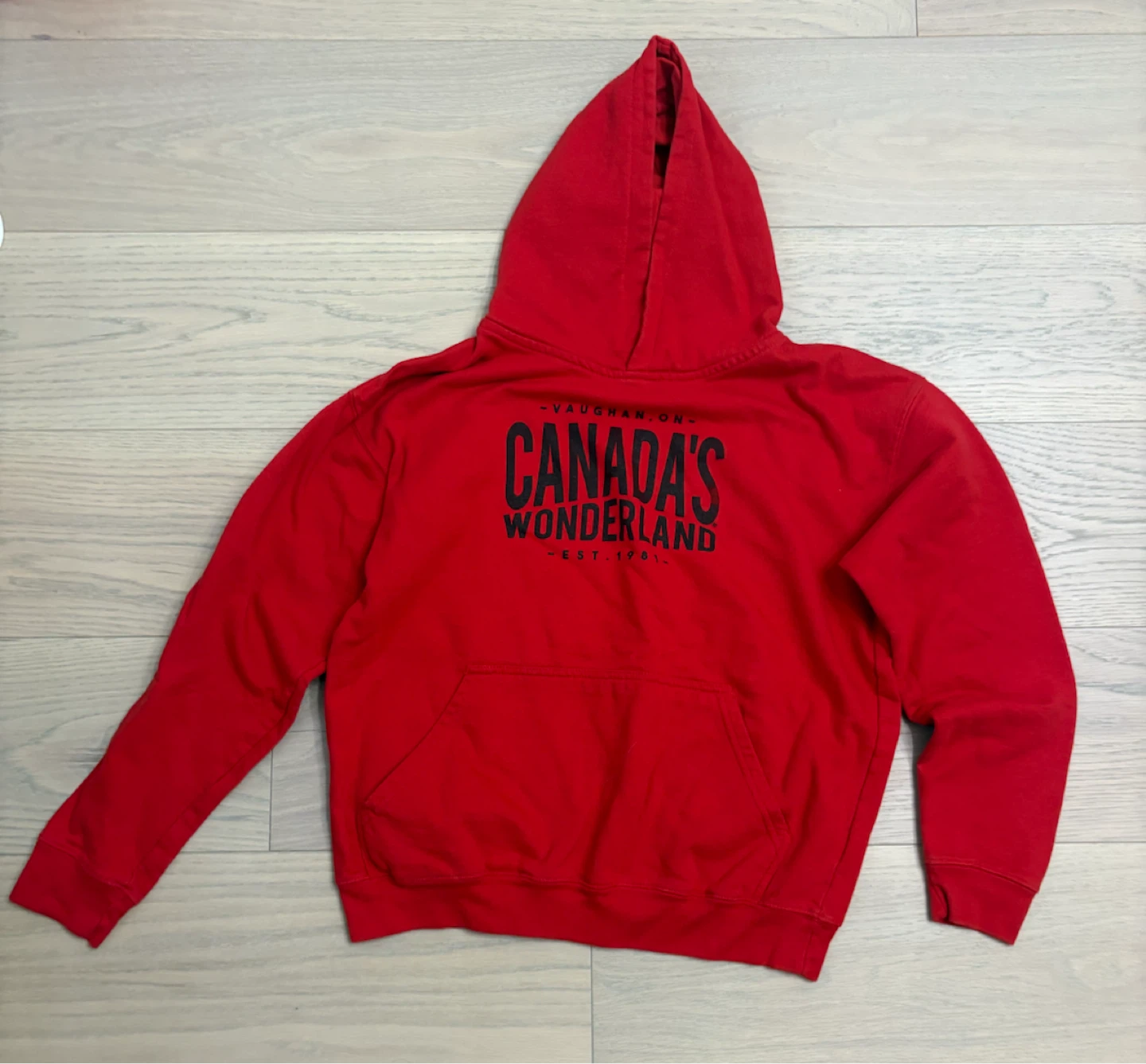 Canada's Wonderland Red Youth Hoodie