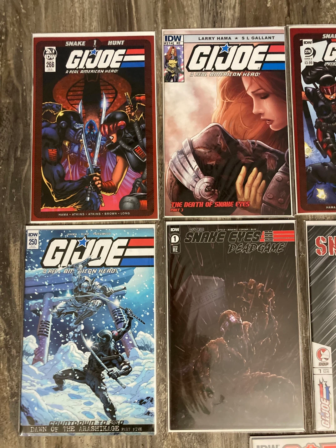 G.I. Joe & Snake Eyes Comic book Lot (9 Issues) - photo 2