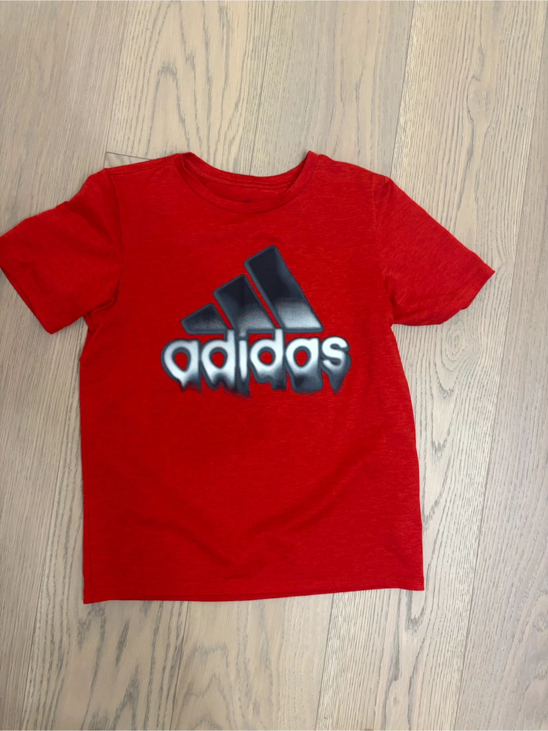 Adidas Red T-Shirt - boys medium 10/12