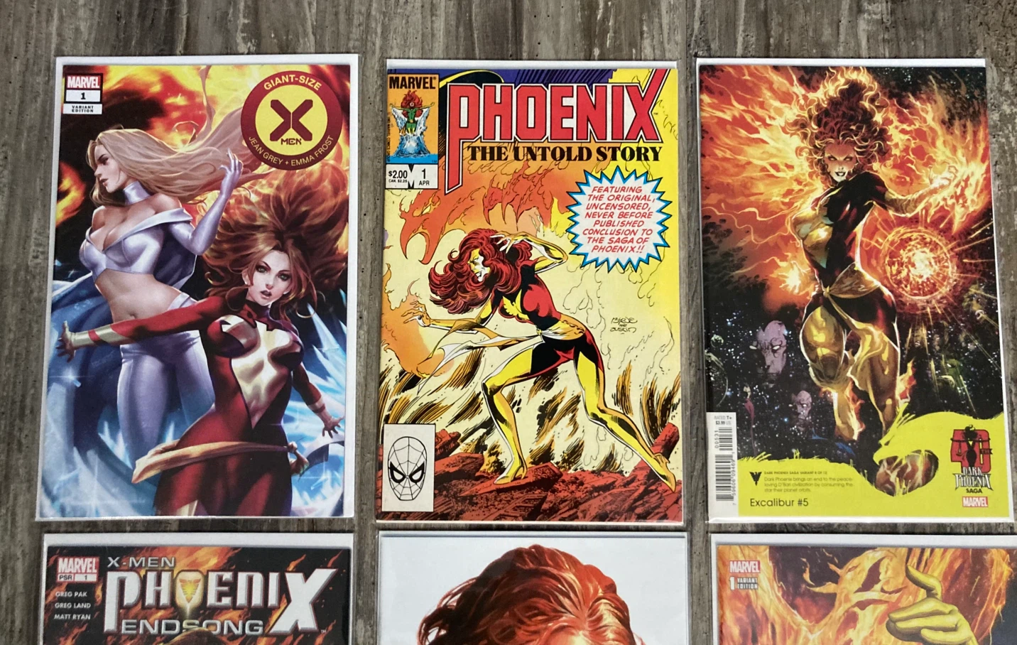 Marvel Phoenix & X-Men Comic book Lot of 7 Variant - photo 2