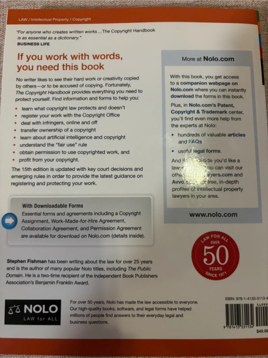 The Copyright Handbook 15th Edition - photo 2