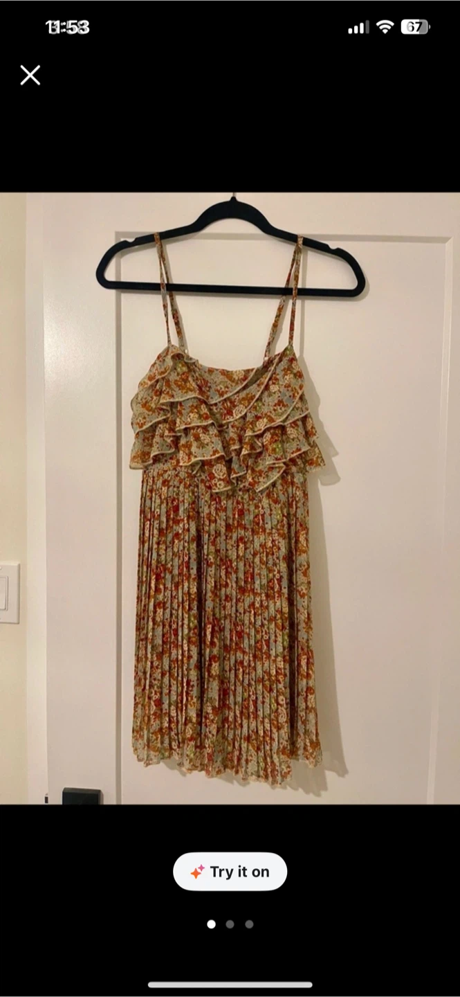 Floral Ruffled Summer Dress