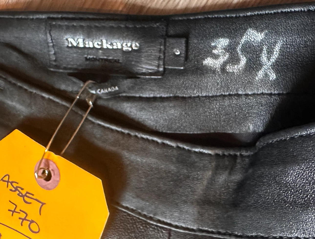 Mackage Black Leather Skinny Pants - photo 5