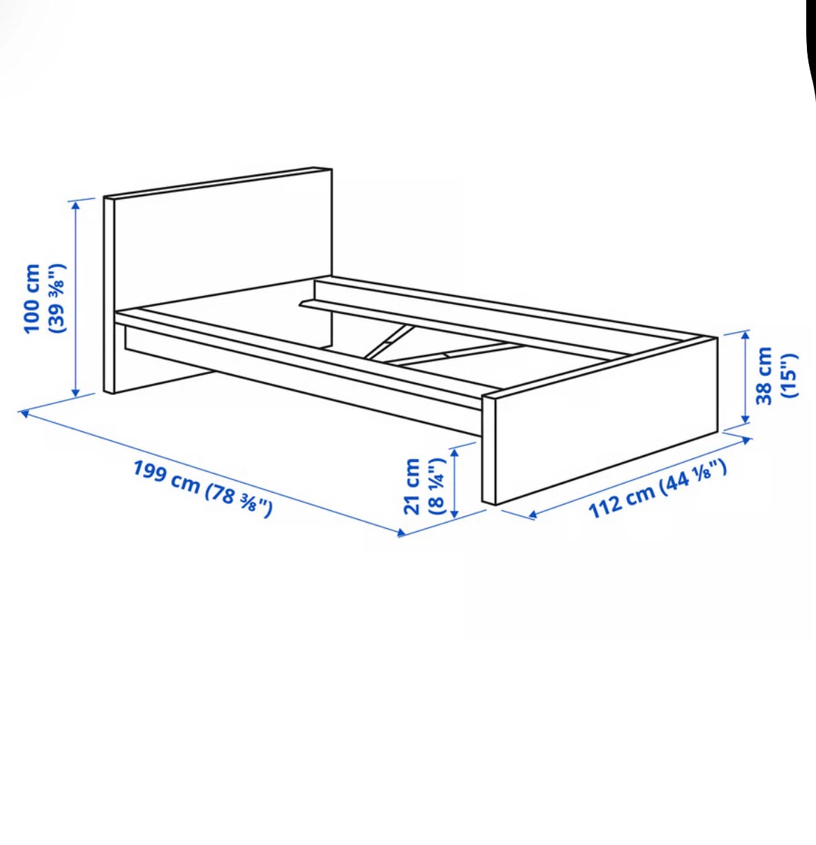 IKEA MALM BED FRAME - photo 3