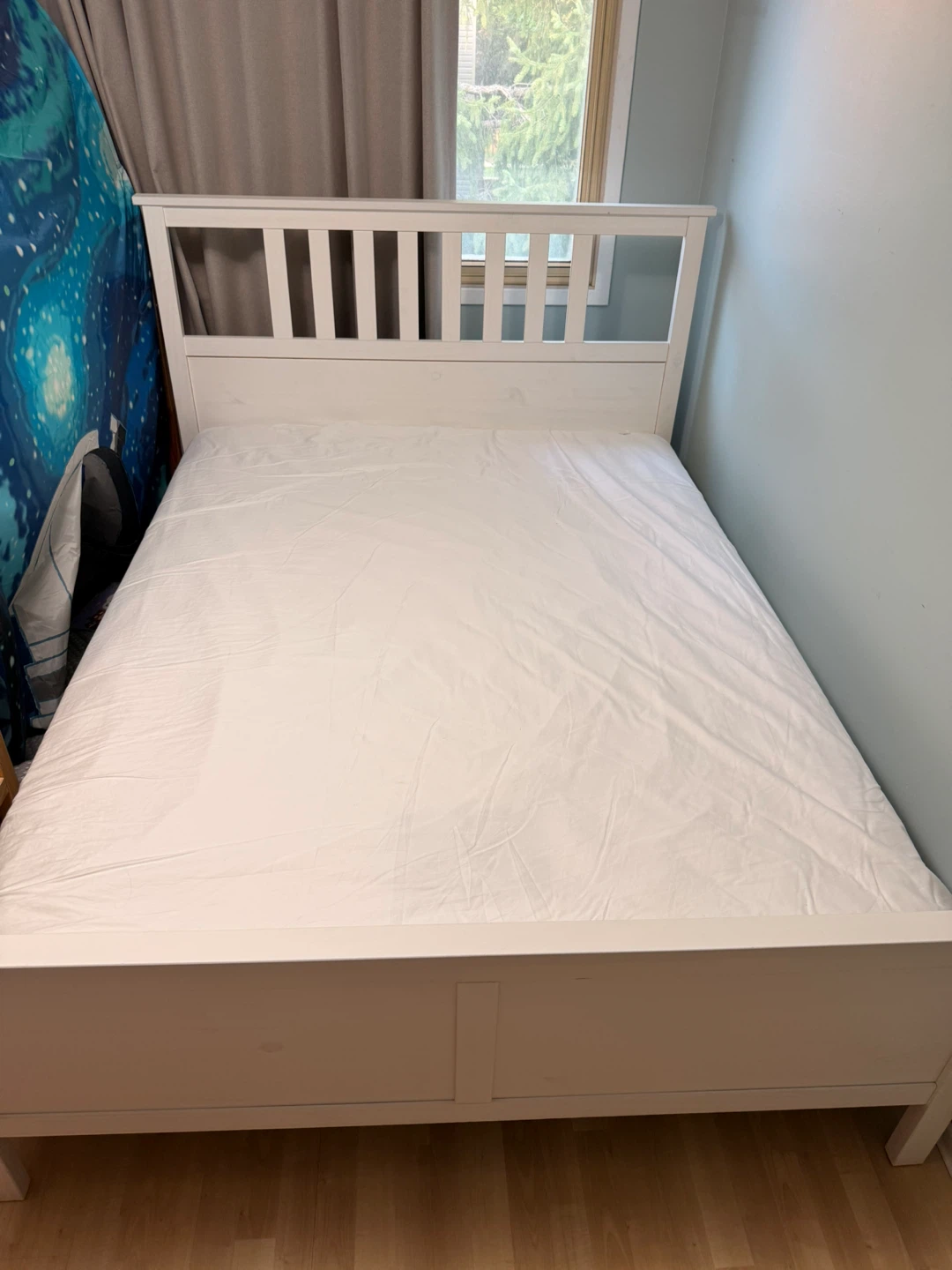 IKEA Queen Bed Frame + Mattress – $100