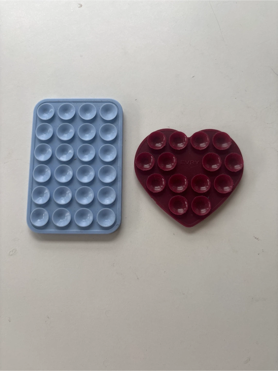 Suction Cup Mounts - Heart & Rectangular
