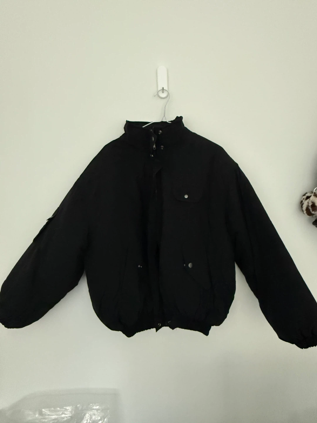 Lewkin Black Bomber Jacket