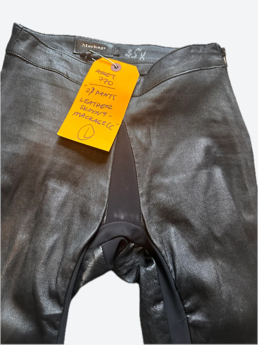 Mackage Black Leather Skinny Pants - photo 3