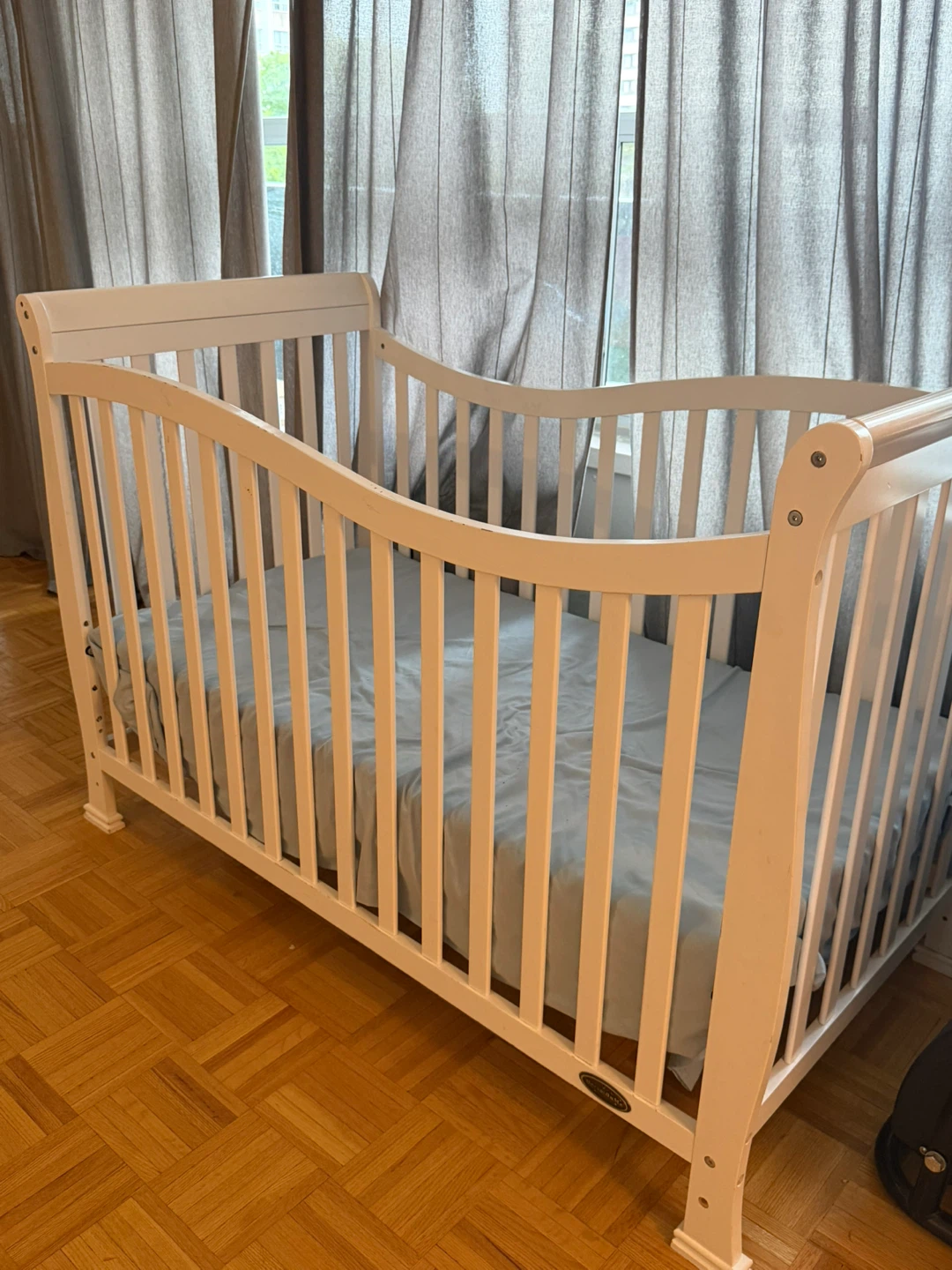 Baby Crib + Mattress – $100 - photo 3
