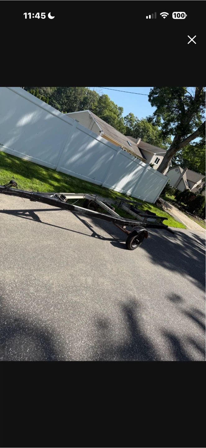 Two boat trailers