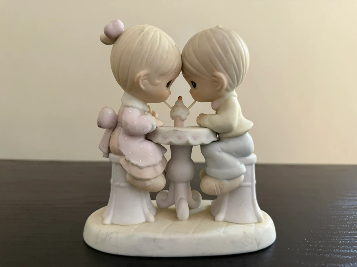 Precious Moments "Our Friendship Is Soda-licious" Figurine 1992