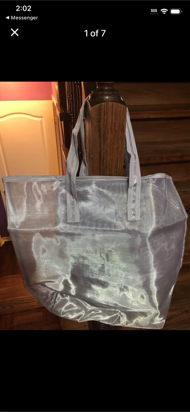 Indigo Pearls Tote Bag