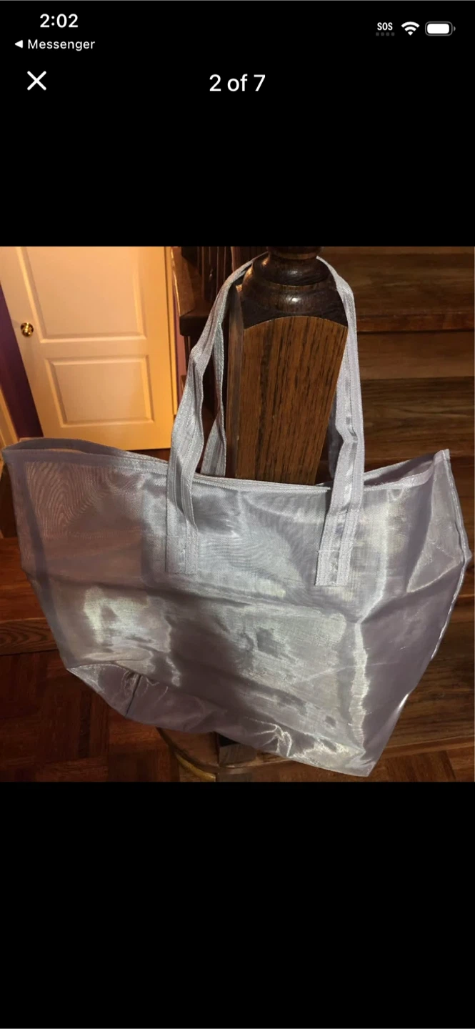 Indigo Pearls Tote Bag - photo 2