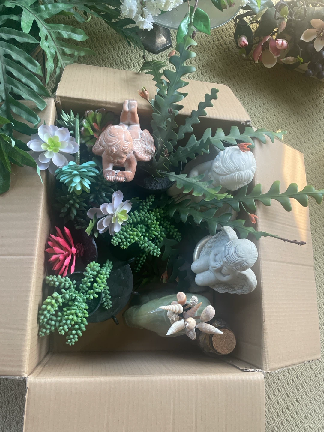 Artificial Plant Bundle with Cherubs - photo 3