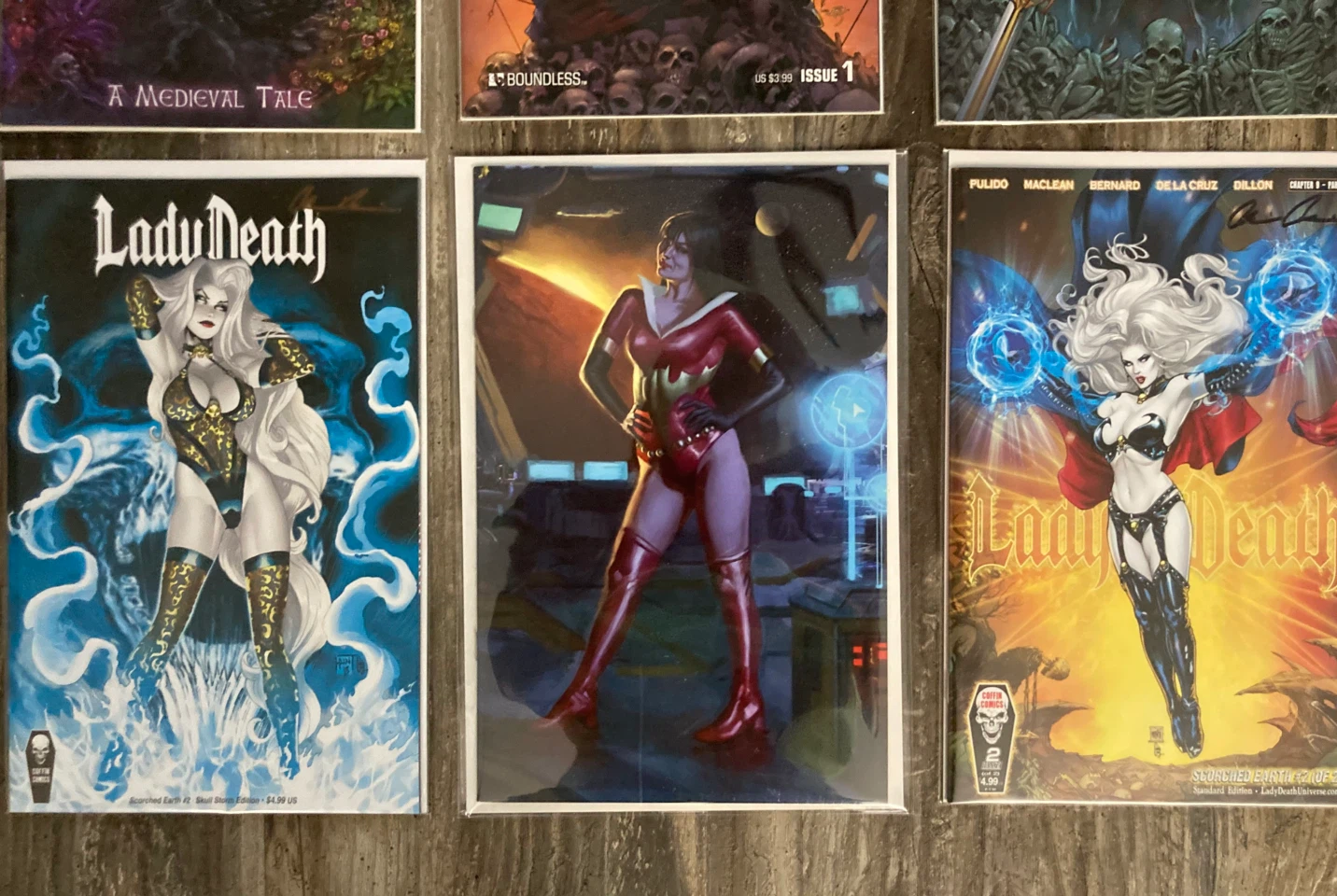 Lady Death Comic books Signed Certificate of Authenticity - photo 3