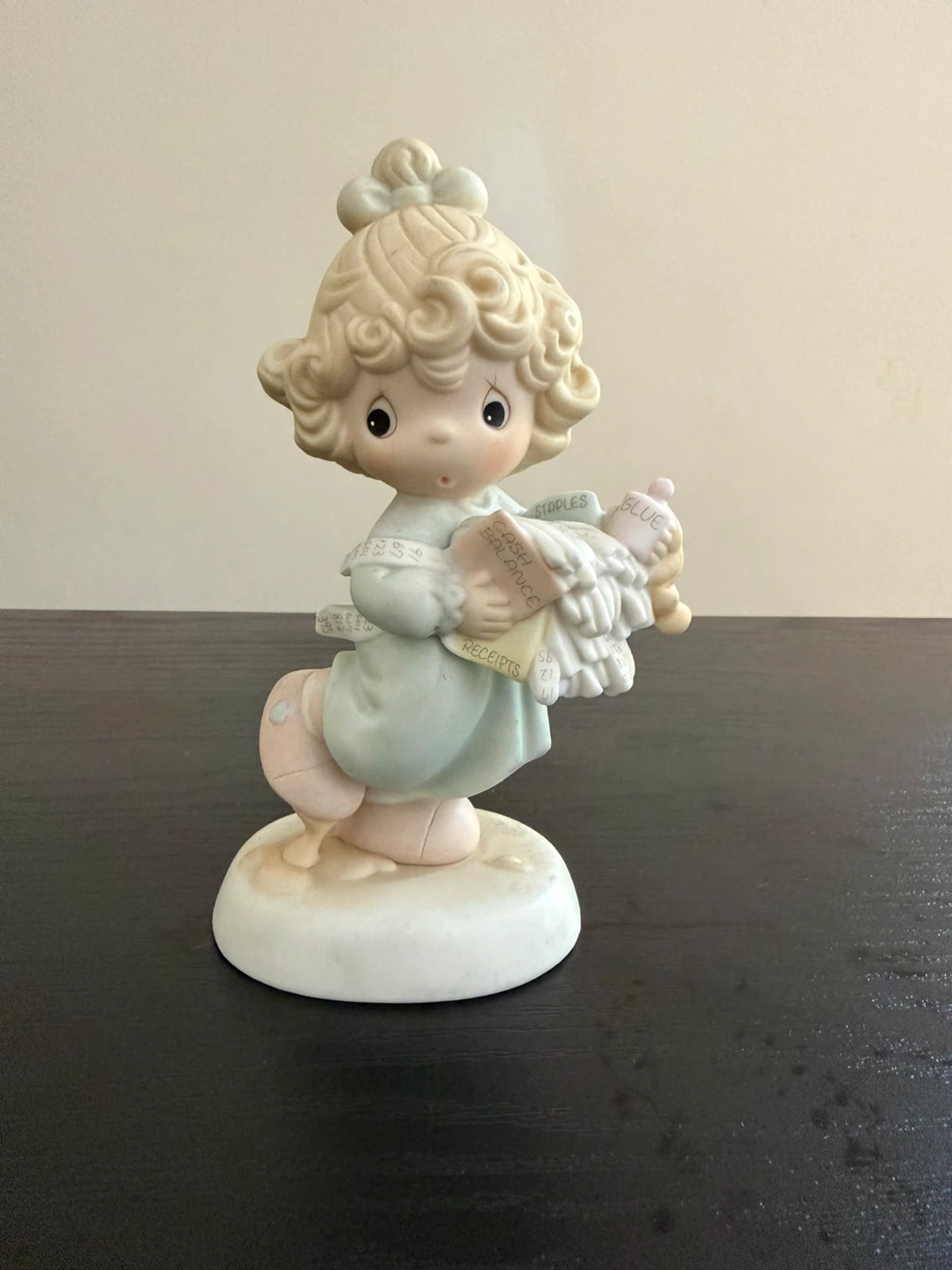 Precious Moments "Lord, Help Me Stick To My Job" Figurine 1988