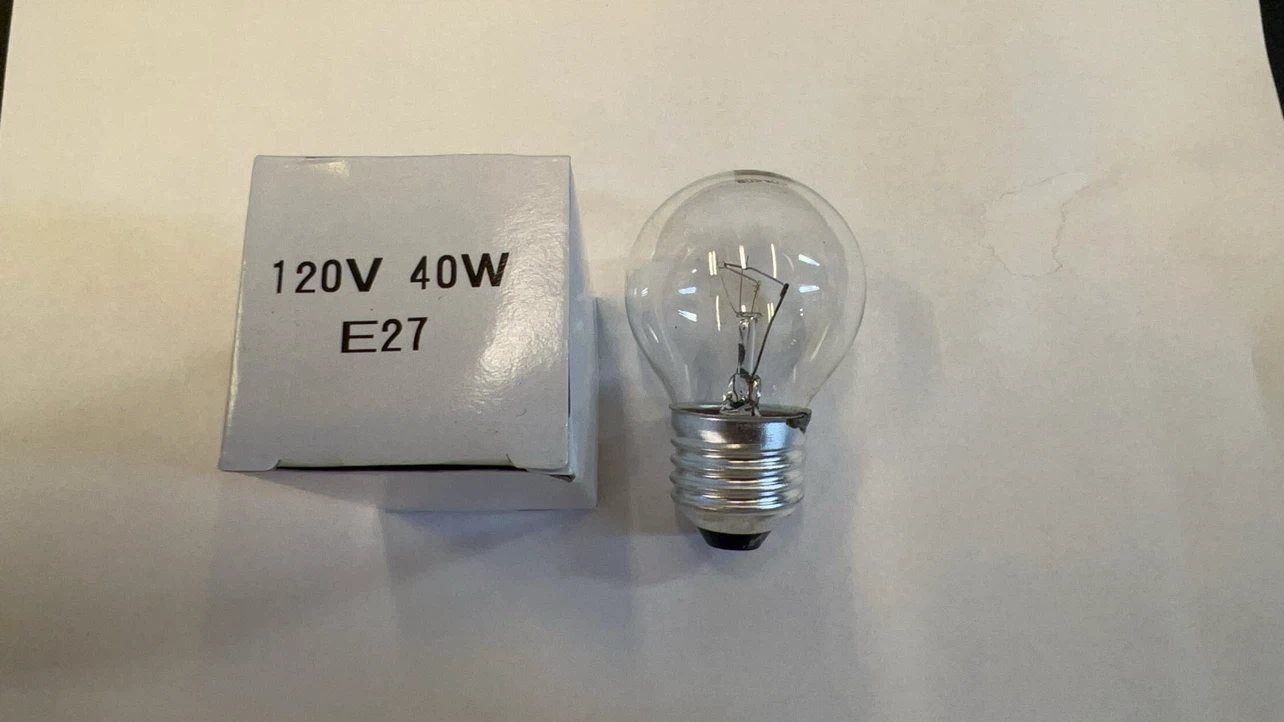 120V 40W E27 Light Bulbs for appliances