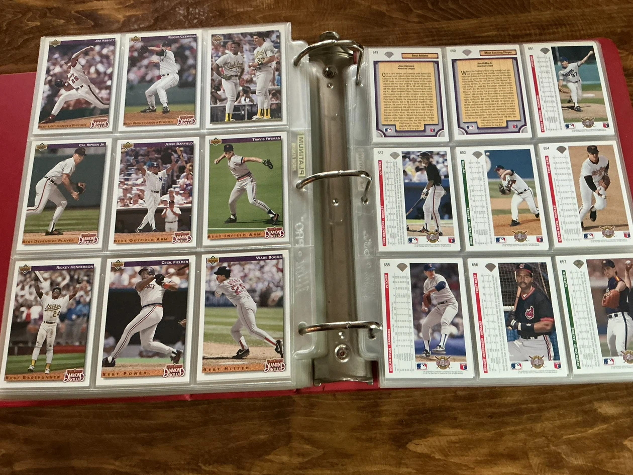 1992 UPPER DECK BASEBALL 800 Card Complete Set - photo 3