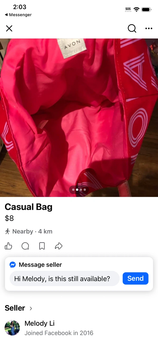 Avon Casual Tote Bag - photo 3