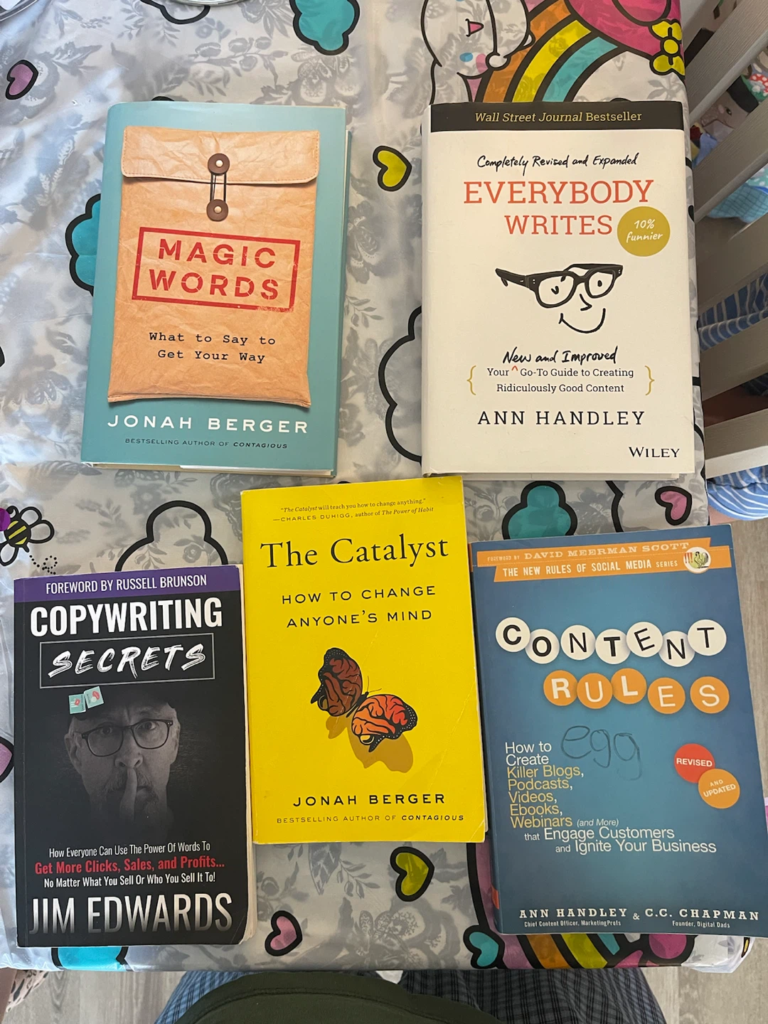 5 Books for sale