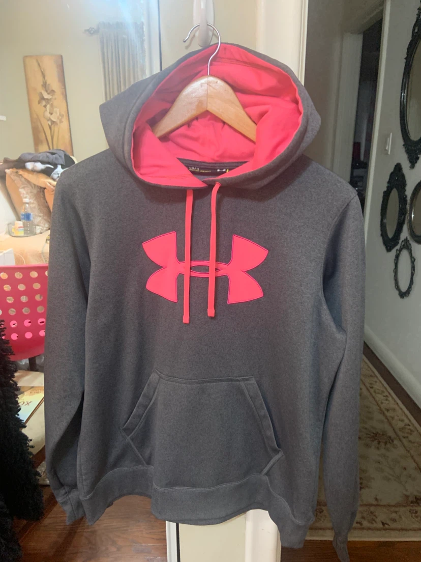 Under Armour Grey Pink Hoodie