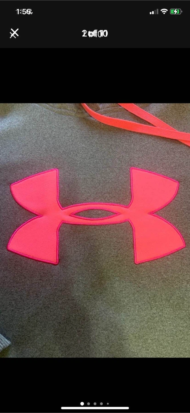 Under Armour Grey Pink Hoodie - photo 3