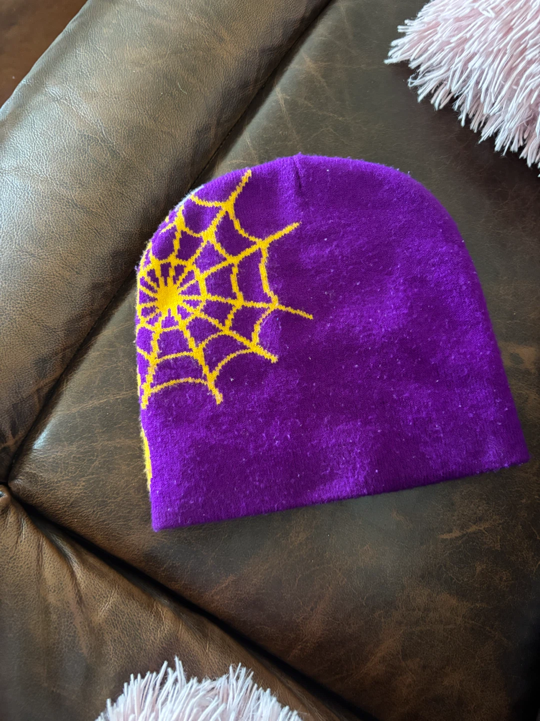 Gritty Visions Purple & Yellow Beanie