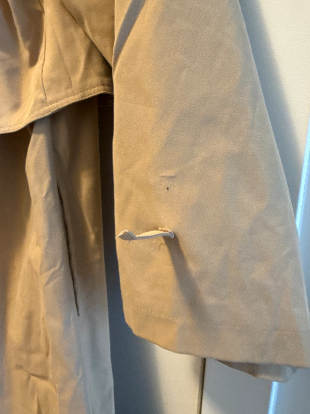 Beige Rain Trench Coat - photo 4