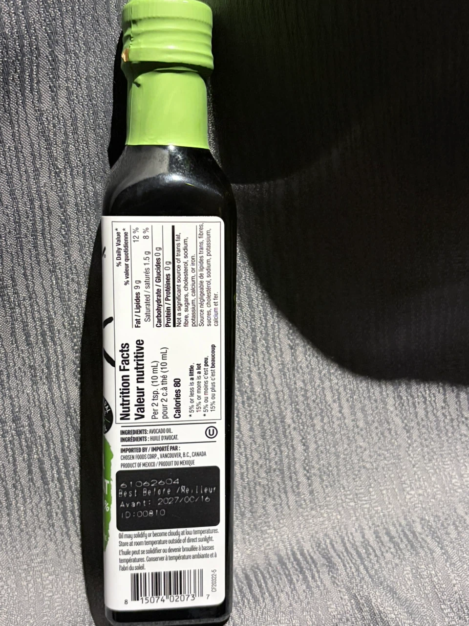 Chosen Foods 100% Pure Avocado Oil 250ml - photo 3