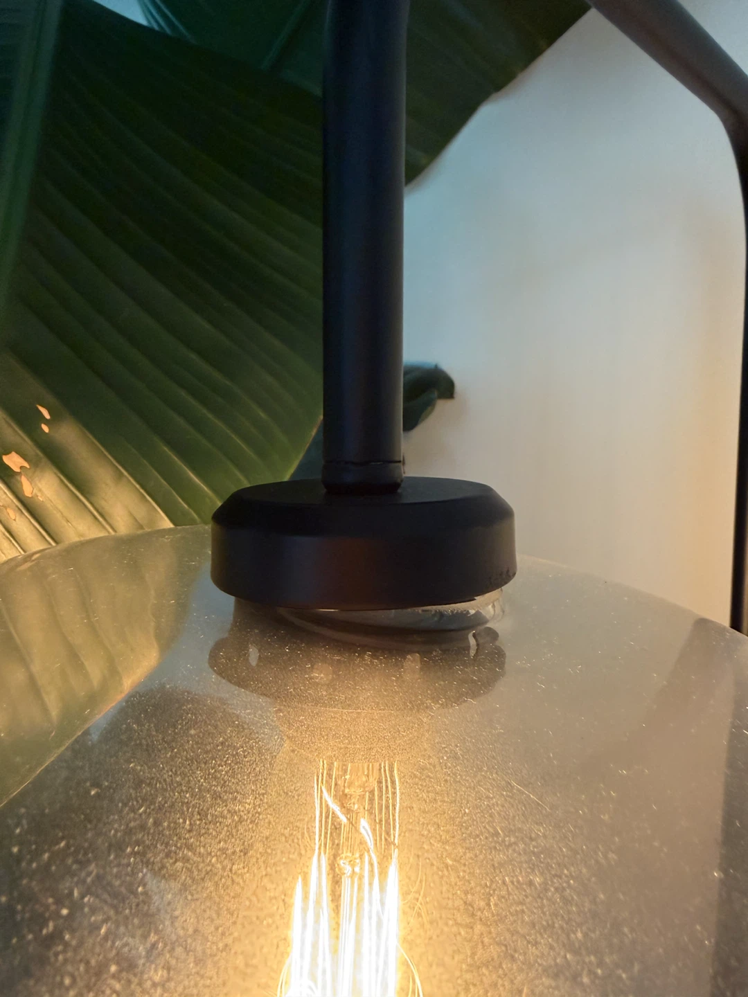 Floor Lamp with Clear Glass Shade and Edison Bulb - photo 5