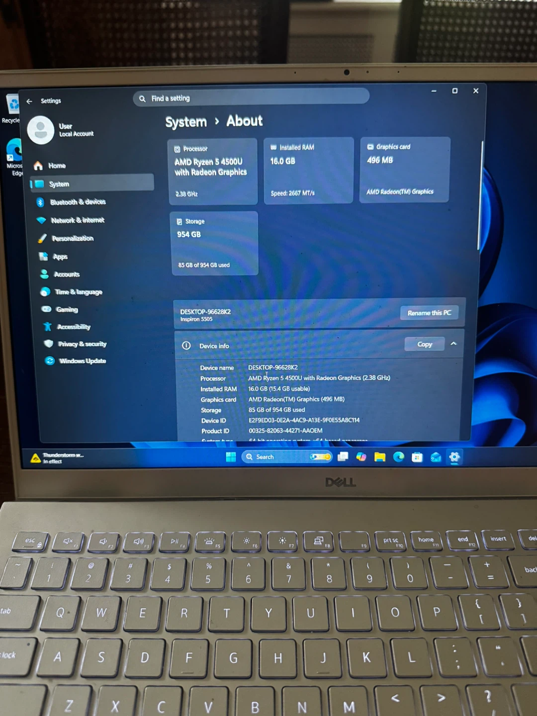 Dell Inspiron 15 5000 Laptop - photo 2
