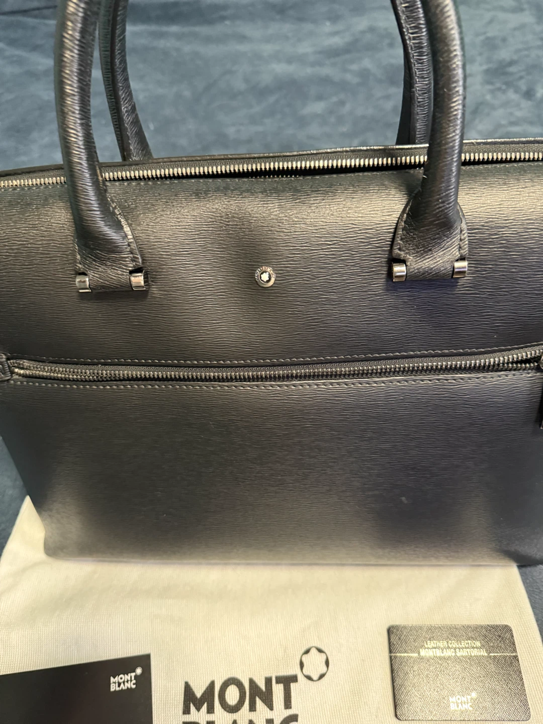 Montblanc Leather Briefcase - photo 2