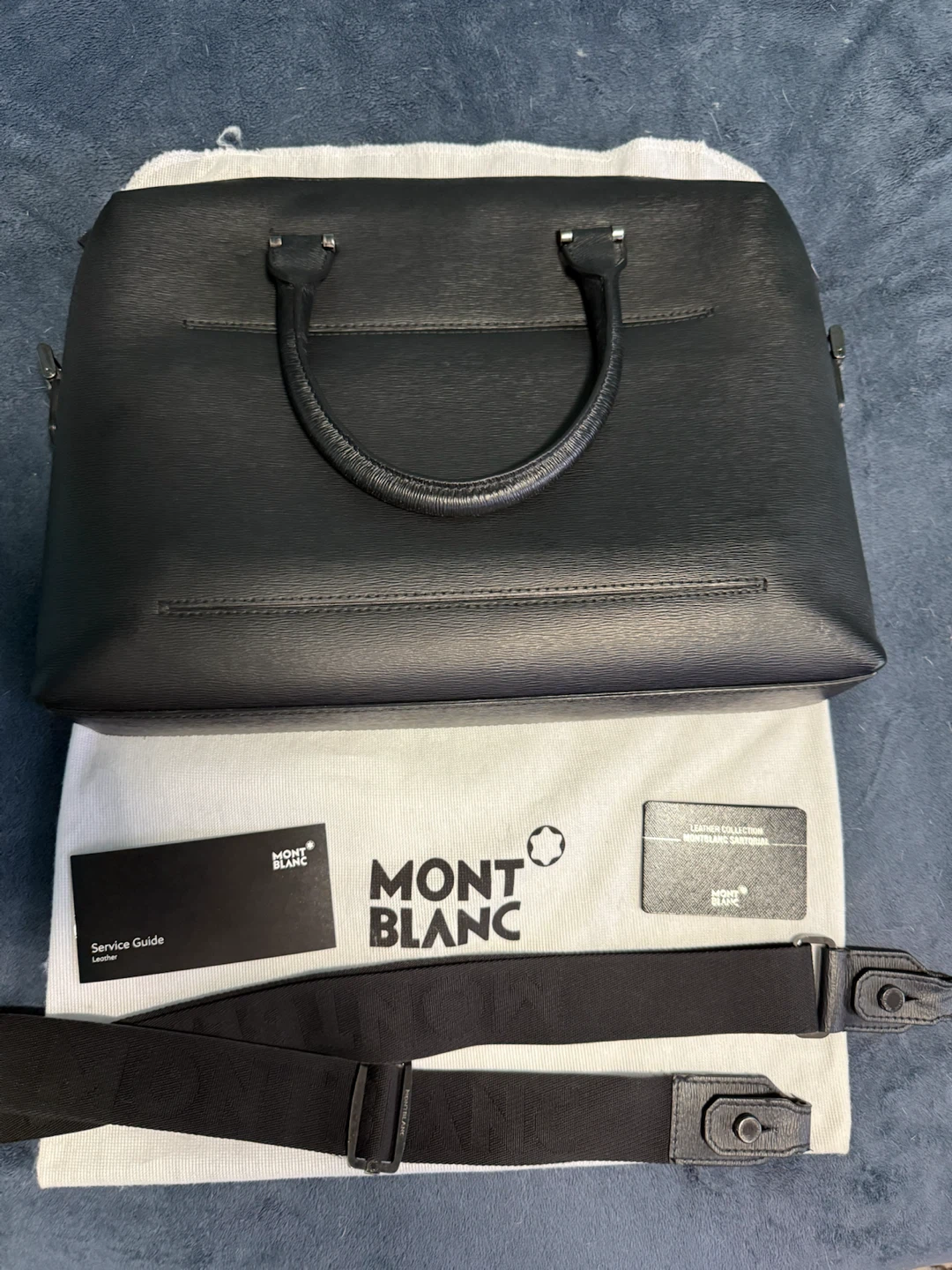 Montblanc Leather Briefcase - photo 3