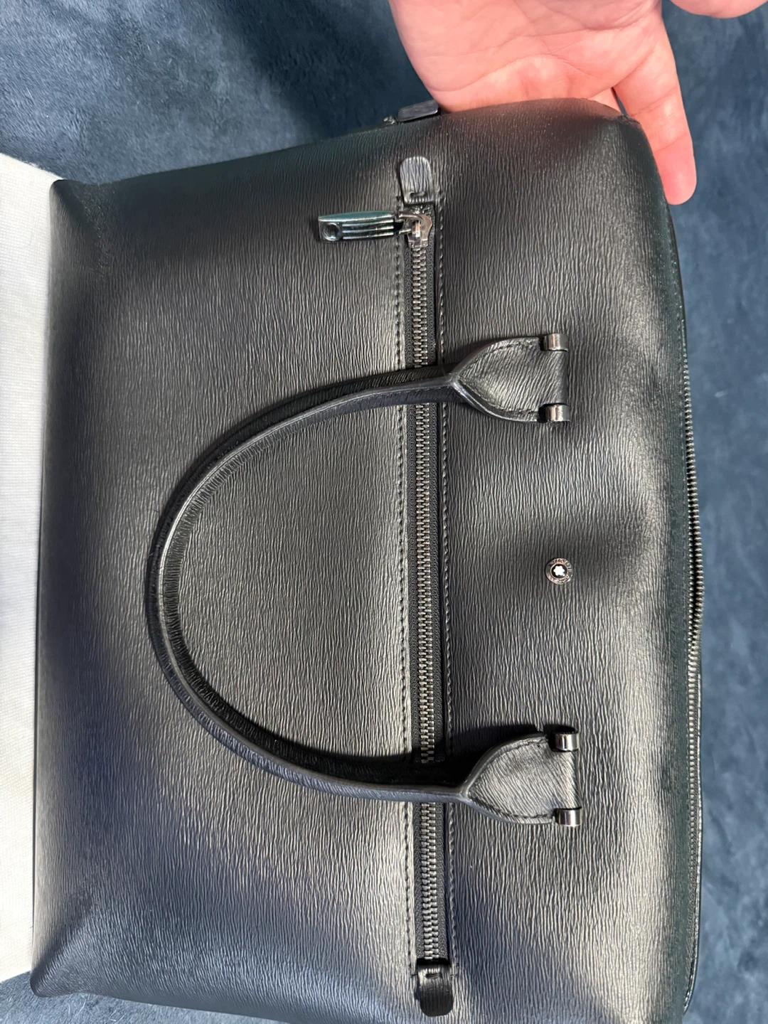 Montblanc Leather Briefcase - photo 4
