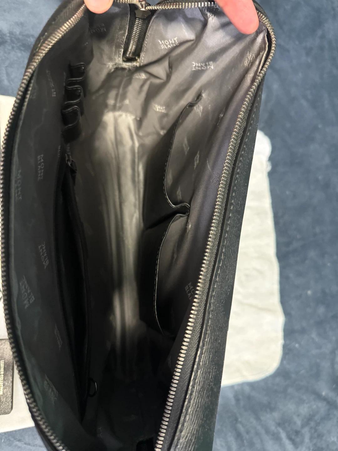 Montblanc Leather Briefcase - photo 5