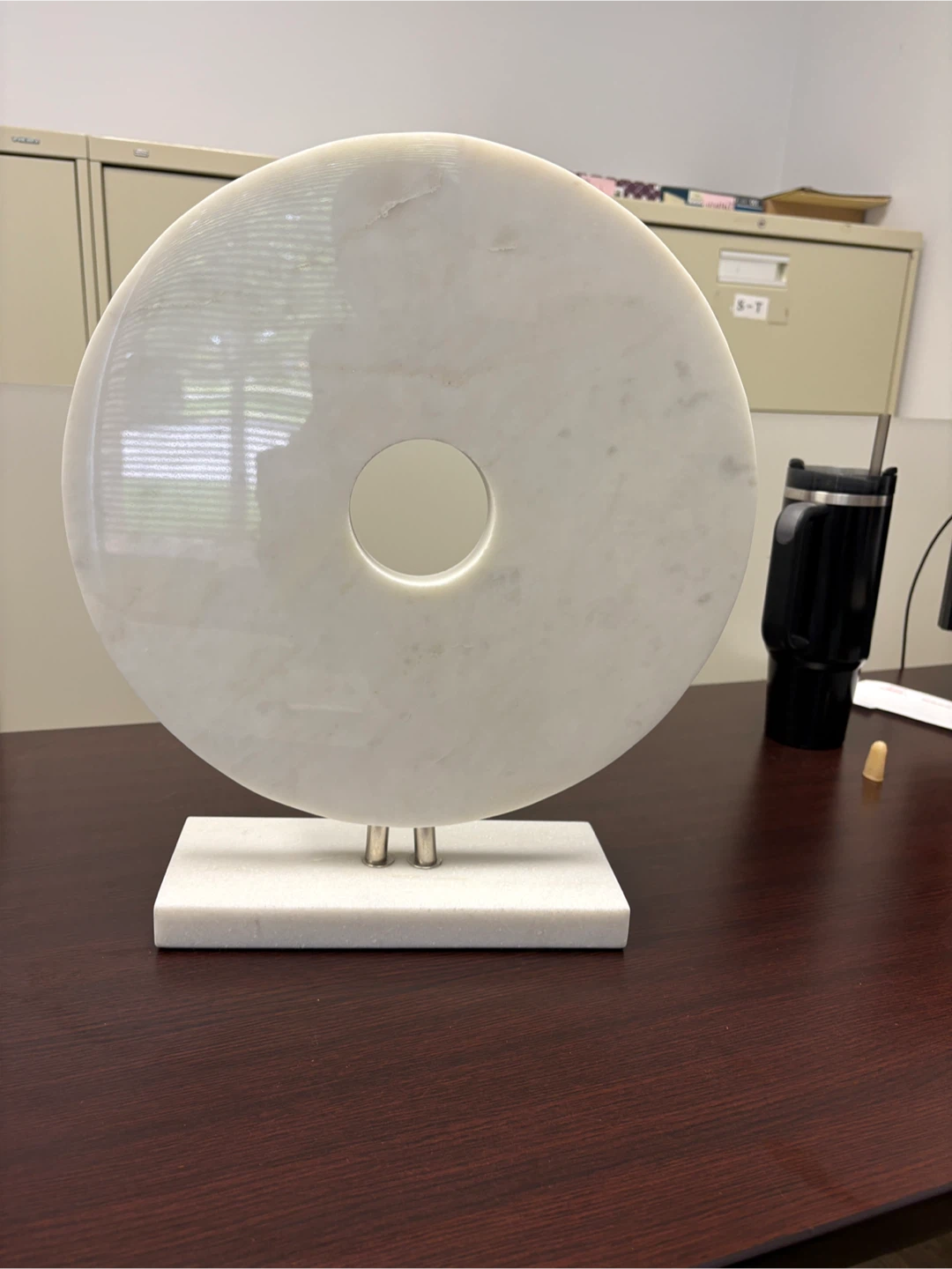Sagebrook Home Marble Disc Sculpture - photo 2
