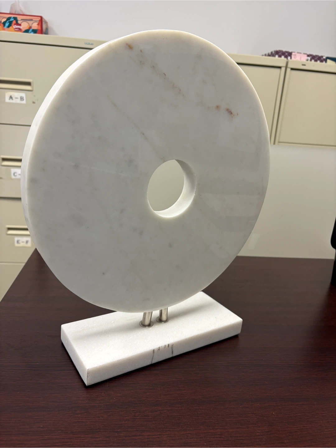 Sagebrook Home Marble Disc Sculpture - photo 3