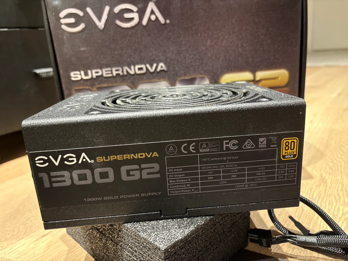 EVGA Supernova 1300 G2 Power Supply (Super mint PSU!) - photo 3