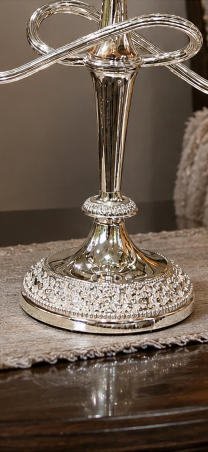 Silver Taper Candle Holder Candelabra - photo 2