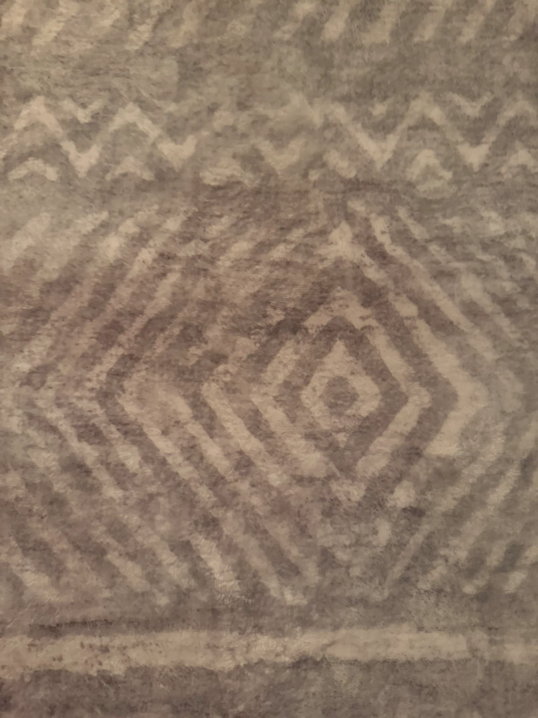Grey Geometric Pattern Area Rug and Runner - photo 4