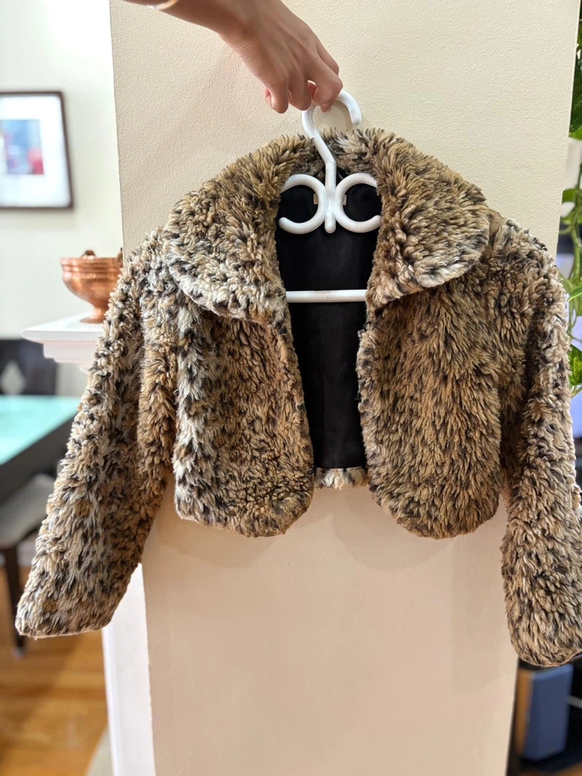 Faux Fur Cropped Jacket