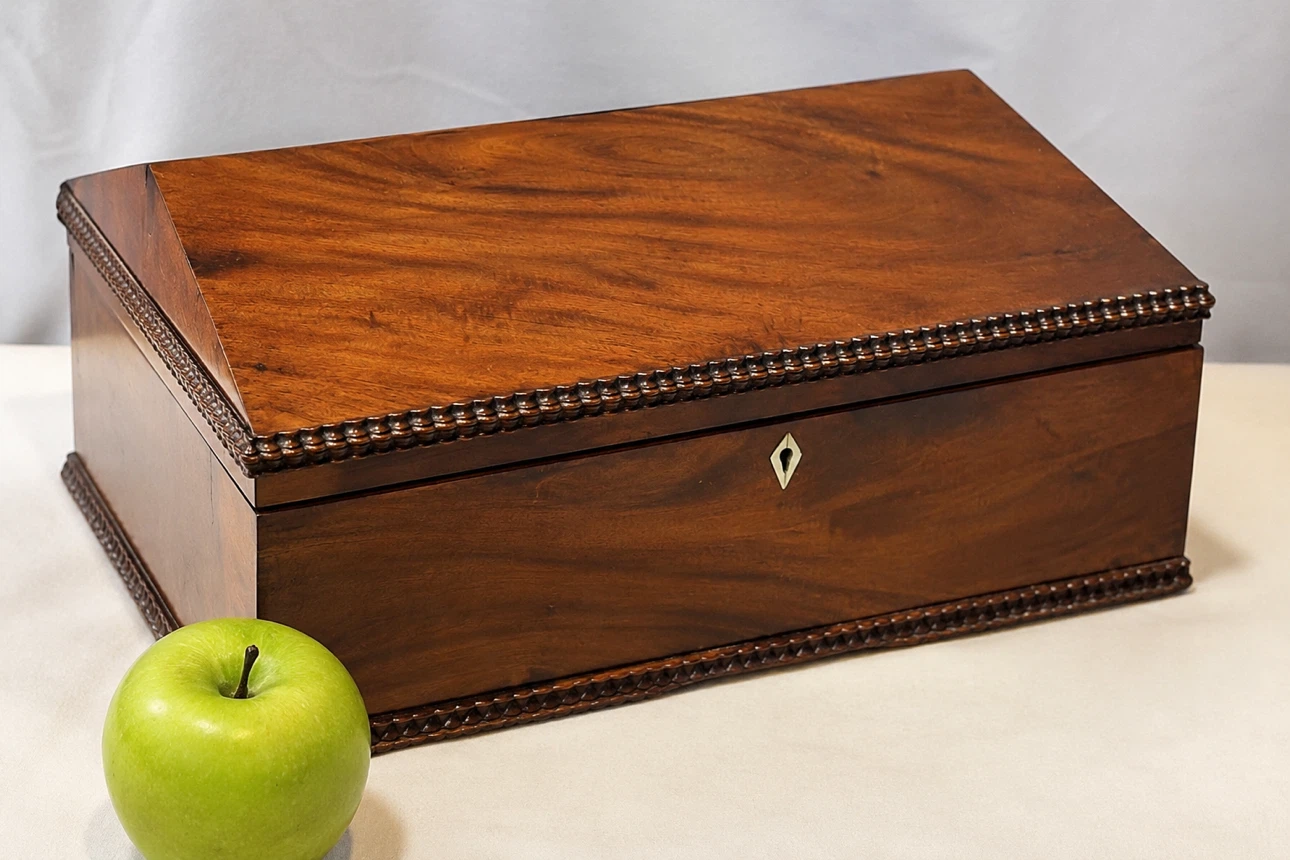 Antique Wooden Tea Box