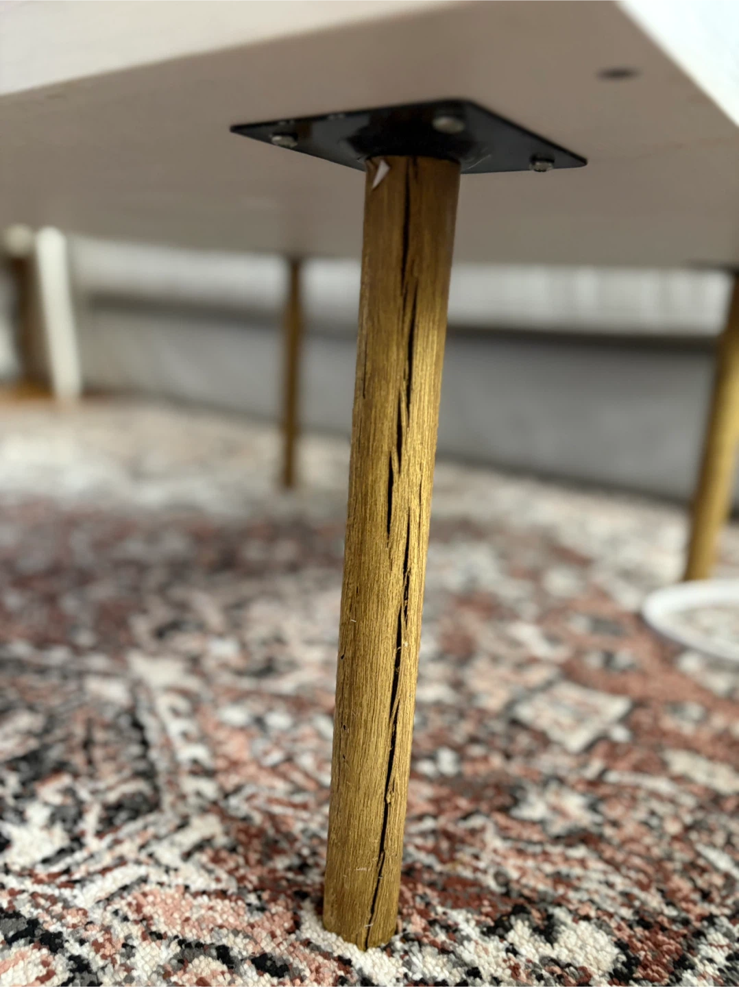 IKEA Coffee Table with Glass Top. - photo 4