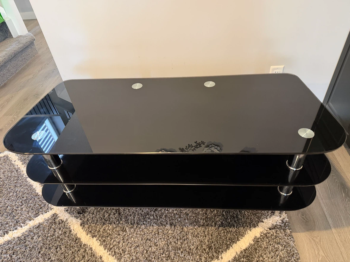 Glass Tv/Console table