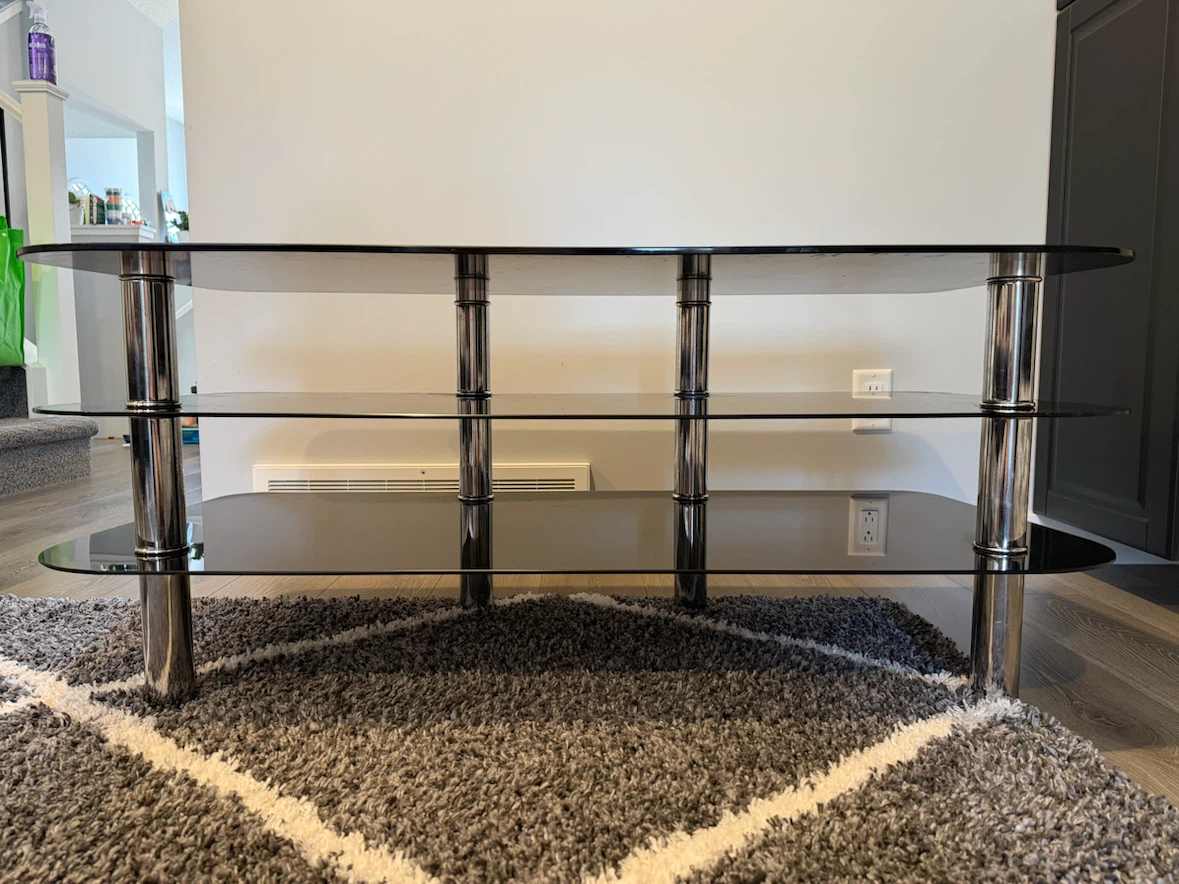 Glass Tv/Console table - photo 2