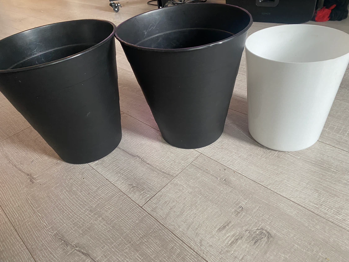 IKEA FNISS Wastebasket – Set of 3
