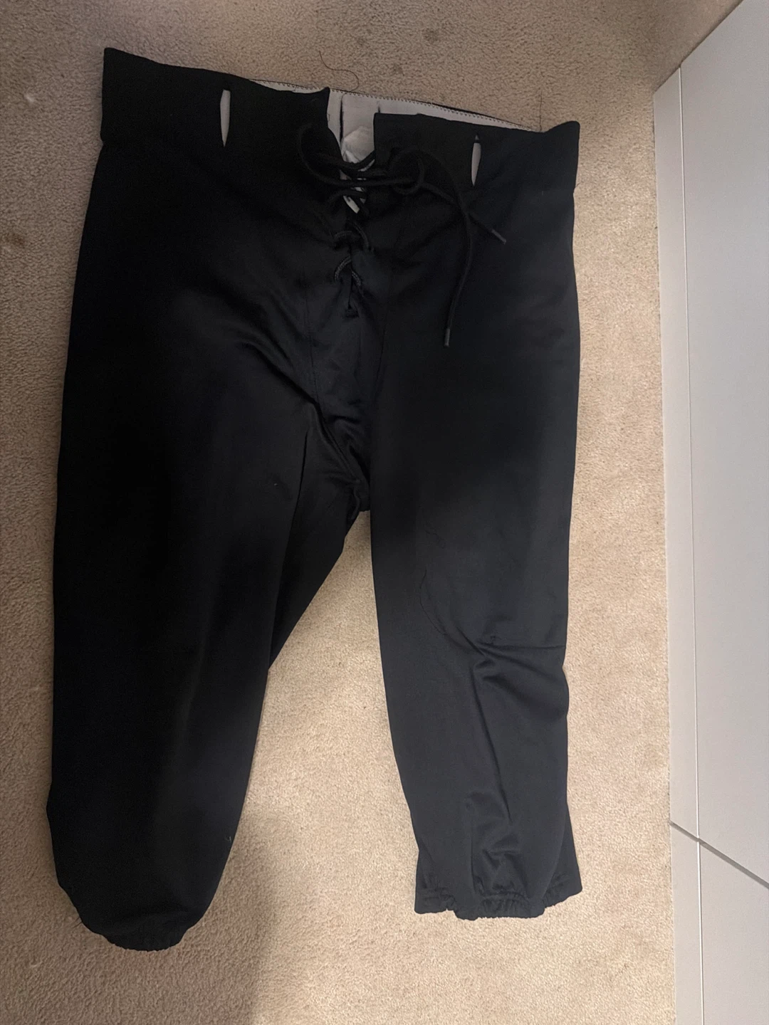 Black Football Pants size large