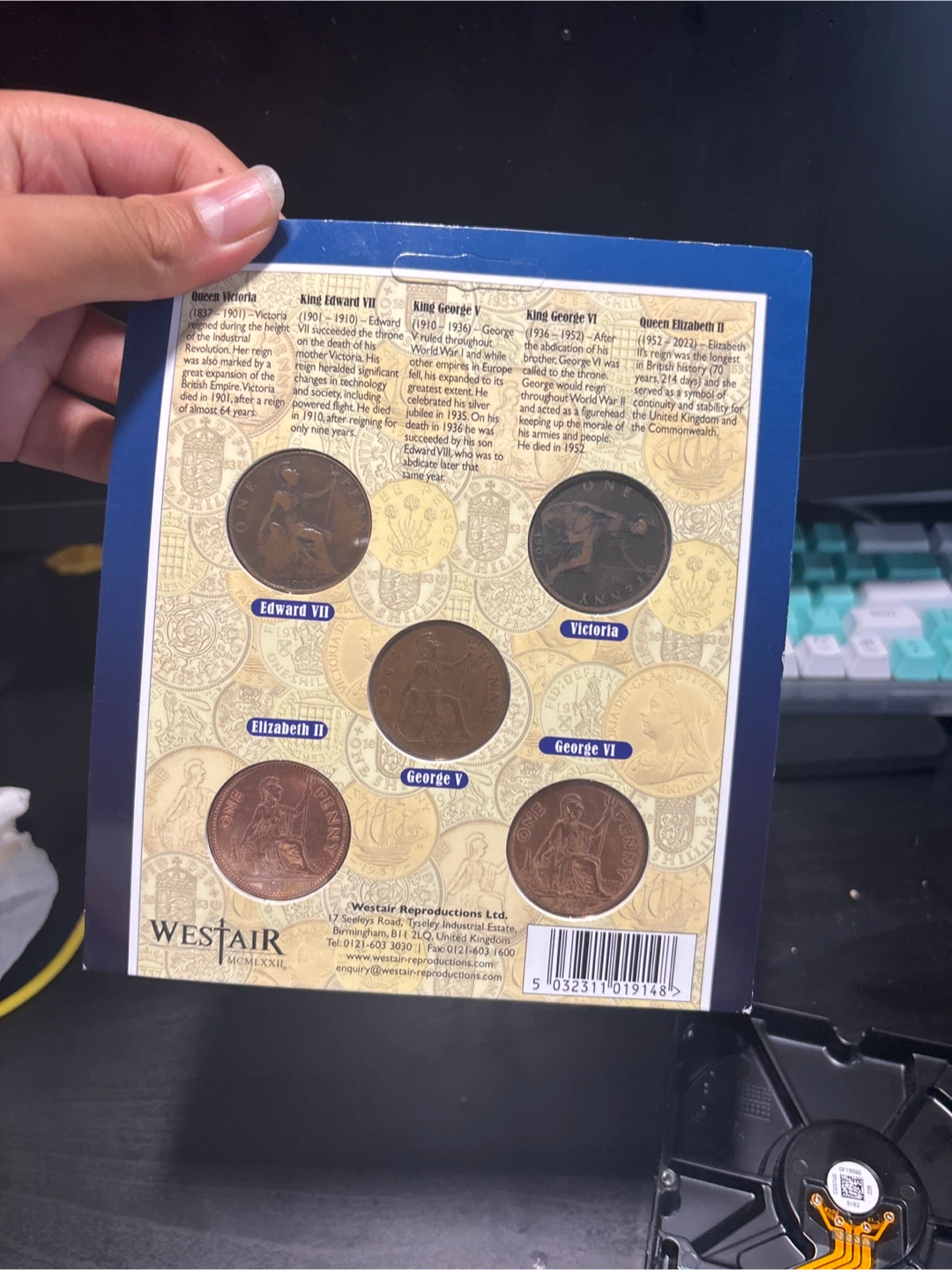 Westair British Monarchs Collection Original British Coins - photo 2