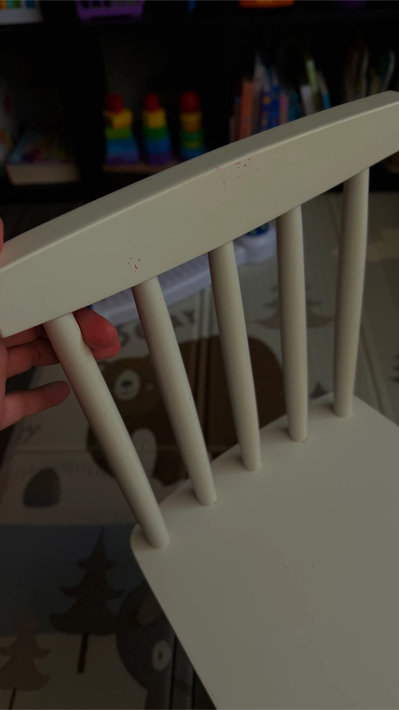 Pottery Barn Kids White Wooden Spindle Chair - photo 3